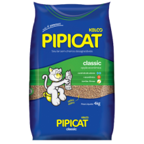 Areia Sanitaria Felina Pipicat Classic- 4 kg
